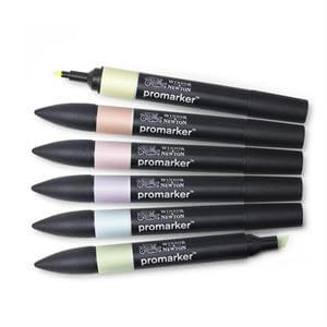 Winsor and Newton 6-Pack ProMarker Set
